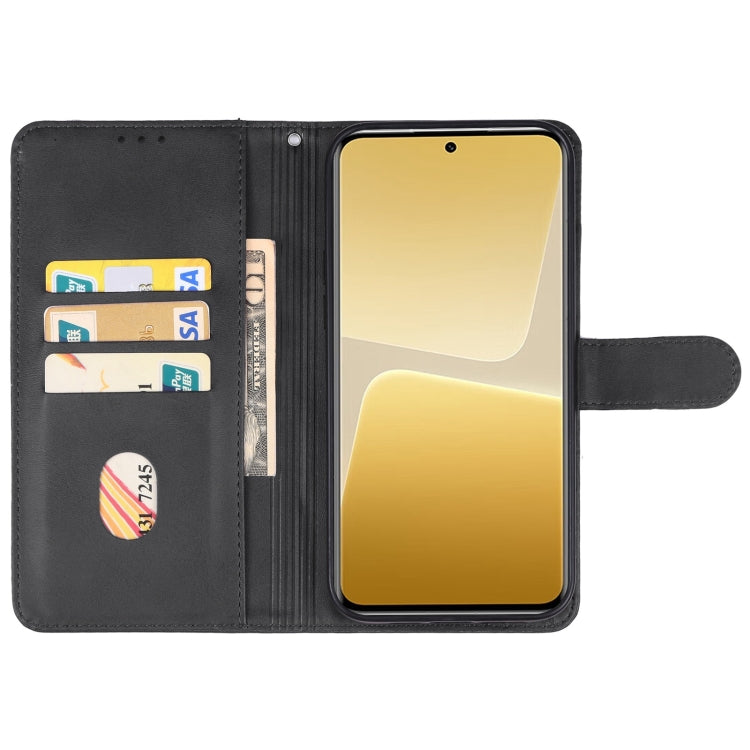 For Xiaomi 13T Leather Phone Case(Black) - Xiaomi Cases by PMC Jewellery | Online Shopping South Africa | PMC Jewellery | Buy Now Pay Later Mobicred