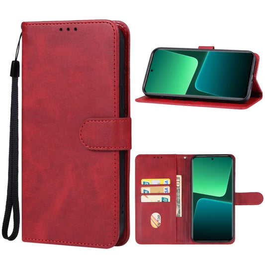 For Xiaomi 13T Pro Leather Phone Case(Red) - Xiaomi Cases by PMC Jewellery | Online Shopping South Africa | PMC Jewellery | Buy Now Pay Later Mobicred