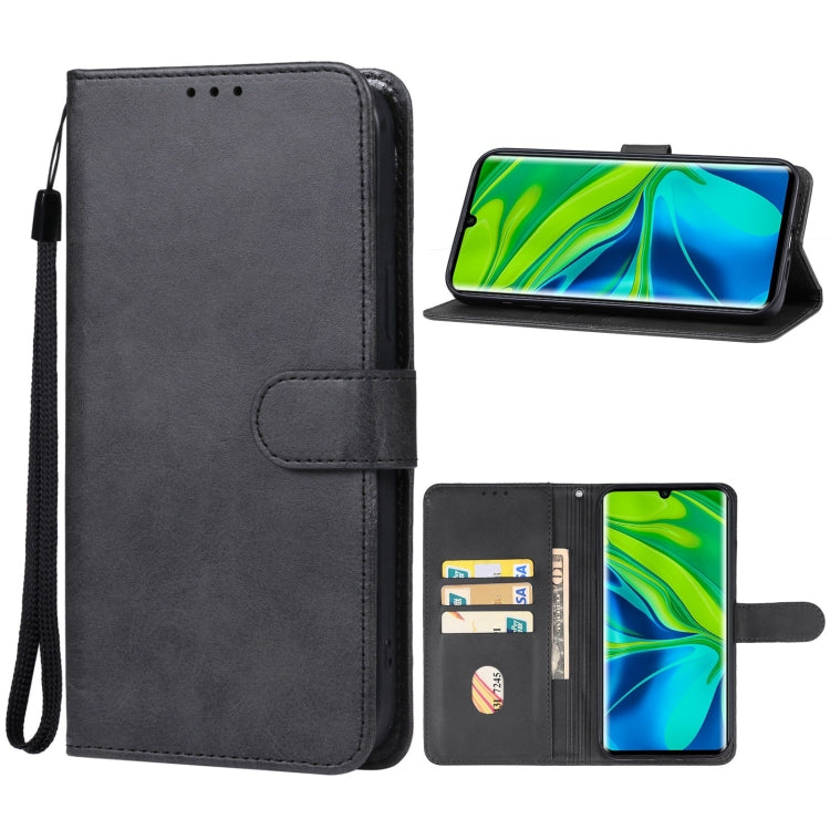 For Xiaomi Mi Note 10 Pro Leather Phone Case(Black) - Xiaomi Cases by PMC Jewellery | Online Shopping South Africa | PMC Jewellery | Buy Now Pay Later Mobicred