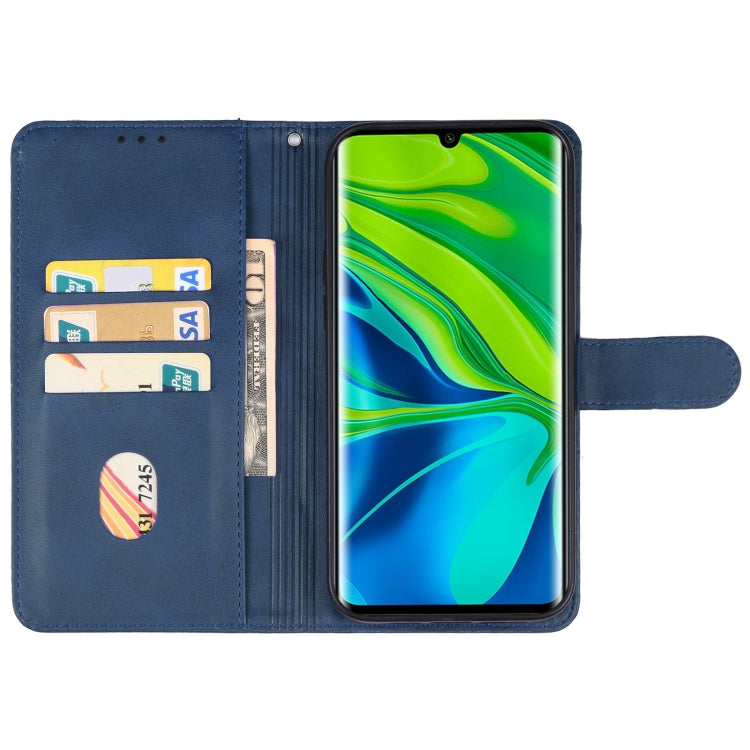 For Xiaomi Mi Note 10 Pro Leather Phone Case(Blue) - Xiaomi Cases by PMC Jewellery | Online Shopping South Africa | PMC Jewellery | Buy Now Pay Later Mobicred