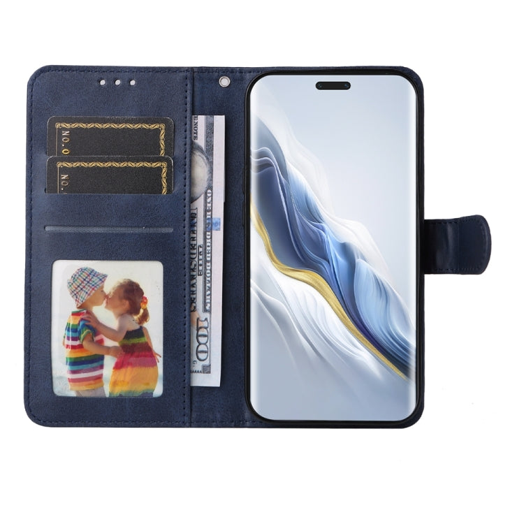 For Honor Magic6 Pro Classic Calf Texture Flip Leather Phone Case(Blue) - Honor Cases by PMC Jewellery | Online Shopping South Africa | PMC Jewellery | Buy Now Pay Later Mobicred