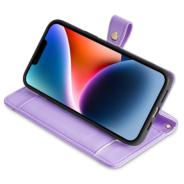 For OnePlus Ace 3V 5G Sheep Texture Cross-body Zipper Wallet Leather Phone Case(Purple) - OnePlus Cases by PMC TechLife | Online Shopping South Africa | PMC TechLife | Buy Now Pay Later Mobicred