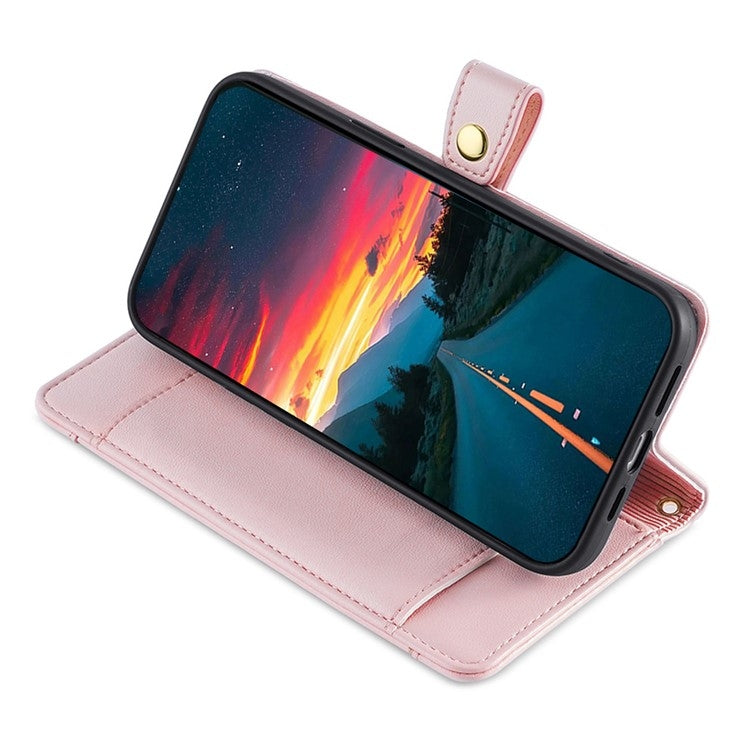 For OnePlus Ace 3 Pro 5G Sheep Texture Cross-body Zipper Wallet Leather Phone Case(Pink) - OnePlus Cases by PMC TechLife | Online Shopping South Africa | PMC TechLife | Buy Now Pay Later Mobicred