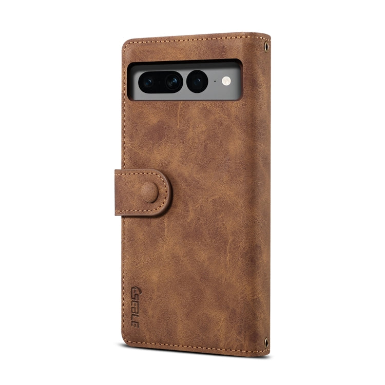 For Google Pixel 8 ESEBLE Retro Frosted RFID Flip Leather Phone Case(Brown) - Google Cases by ESEBLE | Online Shopping South Africa | PMC TechLife | Buy Now Pay Later Mobicred