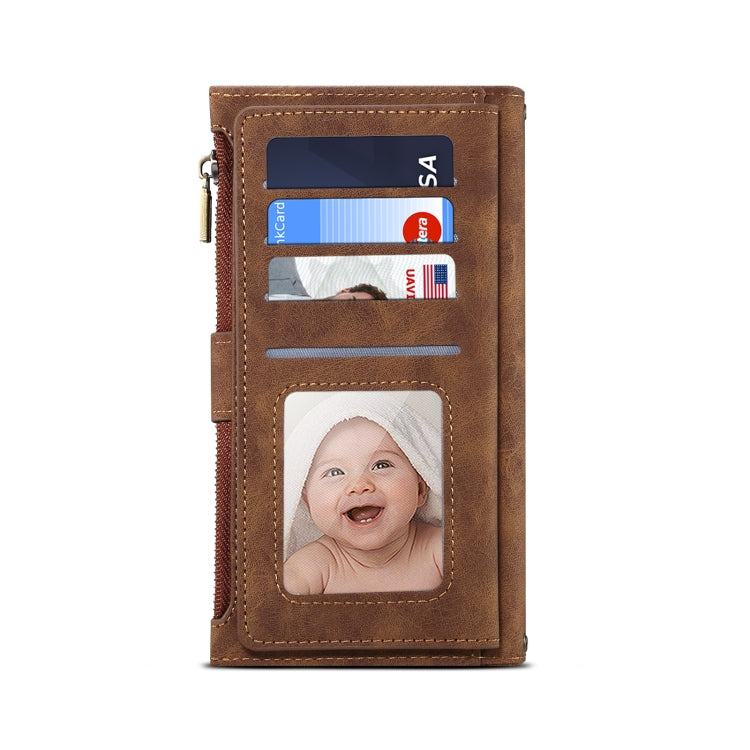 For Google Pixel 8 ESEBLE Retro Frosted RFID Flip Leather Phone Case(Brown) - Google Cases by ESEBLE | Online Shopping South Africa | PMC TechLife | Buy Now Pay Later Mobicred