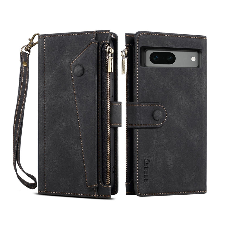 For Google Pixel 7a ESEBLE Retro Frosted RFID Flip Leather Phone Case(Black) - Google Cases by ESEBLE | Online Shopping South Africa | PMC TechLife | Buy Now Pay Later Mobicred