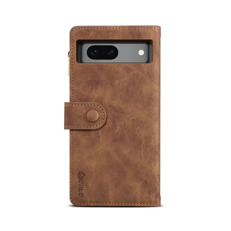 For Google Pixel 7a ESEBLE Retro Frosted RFID Flip Leather Phone Case(Brown) - Google Cases by ESEBLE | Online Shopping South Africa | PMC TechLife | Buy Now Pay Later Mobicred