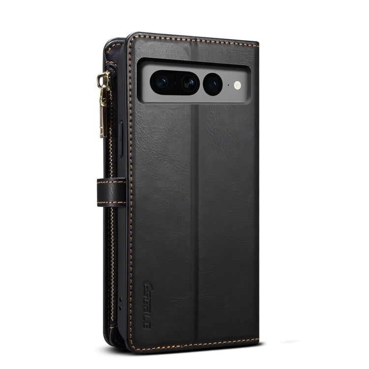 For Google Pixel 8 ESEBLE Star Series Lanyard Zipper Wallet RFID Leather Case(Black) - Google Cases by ESEBLE | Online Shopping South Africa | PMC TechLife | Buy Now Pay Later Mobicred