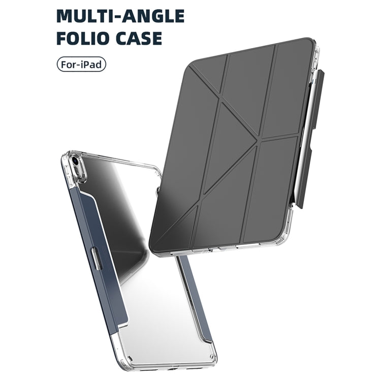 For iPad Pro 13 2024 Mutural Deformation Stand Smart Leather Tablet Case(Black) - iPad Pro 13 2024 Cases by Mutural | Online Shopping South Africa | PMC TechLife | Buy Now Pay Later Mobicred