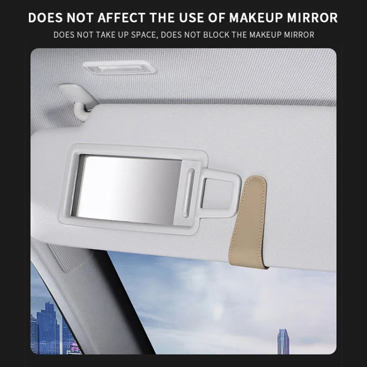 Car Sun Visor Glasses Holder Multifunctional Card Clip Storage Rack(Blue) - Sunglasses & Glasses Clips by PMC TechLife | Online Shopping South Africa | PMC TechLife | Buy Now Pay Later Mobicred