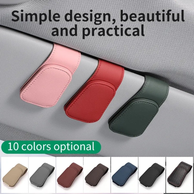Car Sun Visor Glasses Holder Multifunctional Card Clip Storage Rack(Blue) - Sunglasses & Glasses Clips by PMC TechLife | Online Shopping South Africa | PMC TechLife | Buy Now Pay Later Mobicred