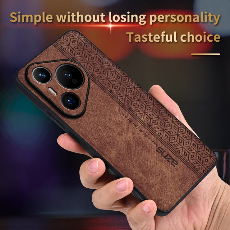 For Huawei Pura 70 Pro AZNS 3D Embossed Skin Feel Phone Case(Dark Green) - Huawei Cases by AZNS | Online Shopping South Africa | PMC Jewellery | Buy Now Pay Later Mobicred