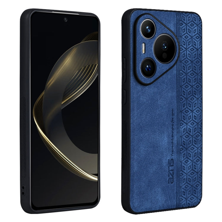 For Huawei Pura 70 Pro AZNS 3D Embossed Skin Feel Phone Case(Sapphire Blue) - Huawei Cases by AZNS | Online Shopping South Africa | PMC Jewellery | Buy Now Pay Later Mobicred