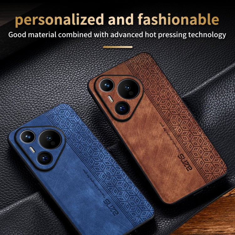For Huawei Pura 70 Pro AZNS 3D Embossed Skin Feel Phone Case(Purple) - free shipping - PMC Jewellery - Order now!