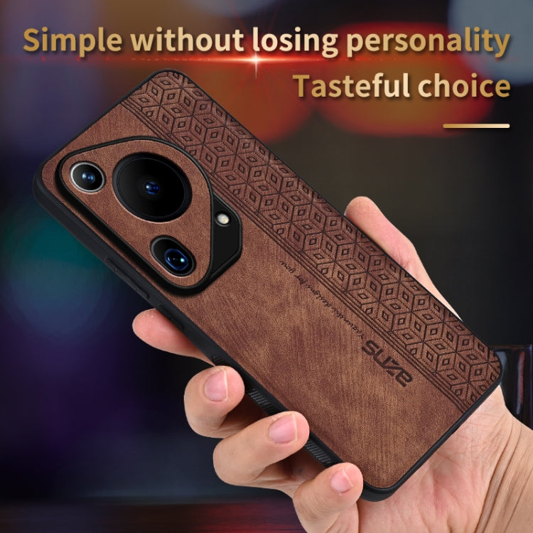 For Huawei Pura 70 Ultra AZNS 3D Embossed Skin Feel Phone Case(Purple) - free shipping - PMC Jewellery - Order now!