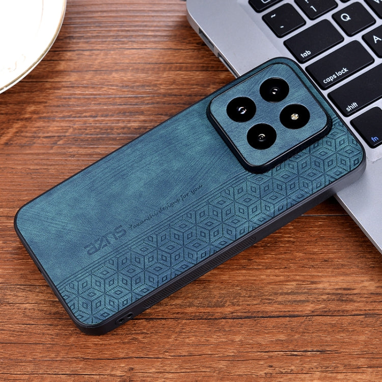 For Xiaomi 14 Pro AZNS 3D Embossed Skin Feel Phone Case(Dark Green) - 14 Pro Cases by AZNS | Online Shopping South Africa | PMC Jewellery | Buy Now Pay Later Mobicred