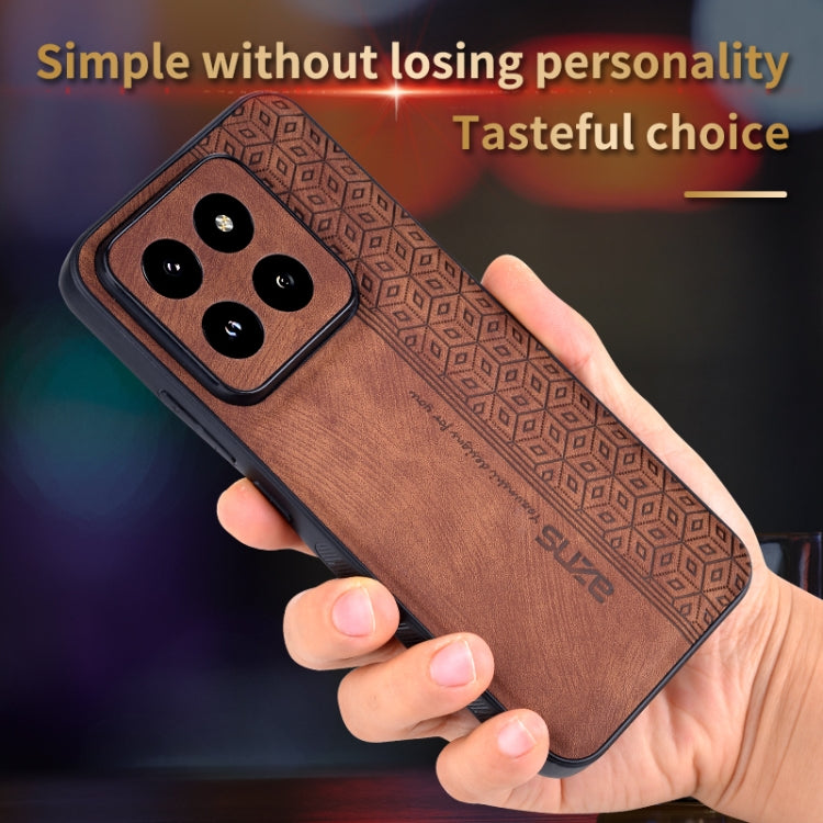 For Xiaomi 14 Pro AZNS 3D Embossed Skin Feel Phone Case(Purple) - 14 Pro Cases by AZNS | Online Shopping South Africa | PMC Jewellery | Buy Now Pay Later Mobicred