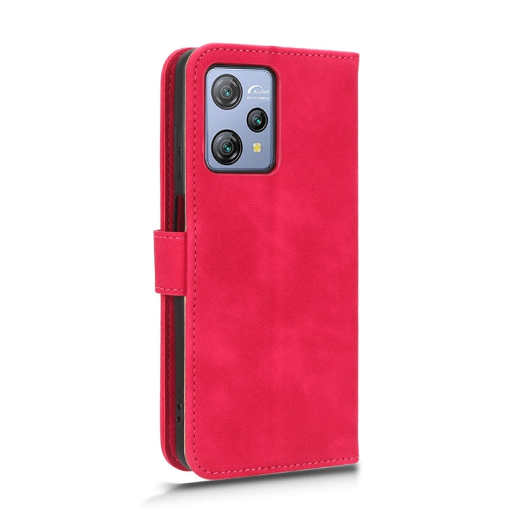 For Blackview A53 Pro Skin Feel Magnetic Flip Leather Phone Case(Rose Red) - More Brand by PMC Jewellery | Online Shopping South Africa | PMC Jewellery | Buy Now Pay Later Mobicred
