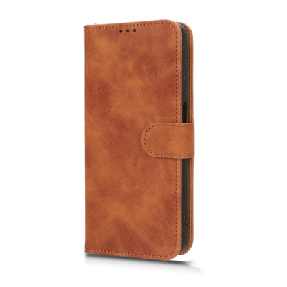 For Blackview A53 Pro Skin Feel Magnetic Flip Leather Phone Case(Brown) - More Brand by PMC Jewellery | Online Shopping South Africa | PMC Jewellery | Buy Now Pay Later Mobicred