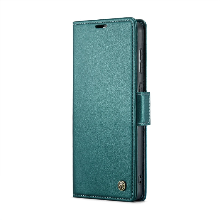For Samsung Galaxy A33 5G CaseMe 023 Butterfly Buckle Litchi Texture RFID Anti-theft Leather Phone Case(Pearly Blue) - free shipping - PMC TechLife - Order now!