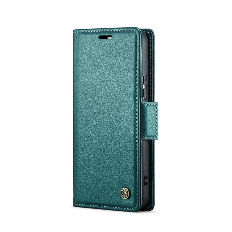 For Samsung Galaxy S22 5G CaseMe 023 Butterfly Buckle Litchi Texture RFID Anti-theft Leather Phone Case(Pearly Blue) - free shipping - PMC TechLife - Order now!