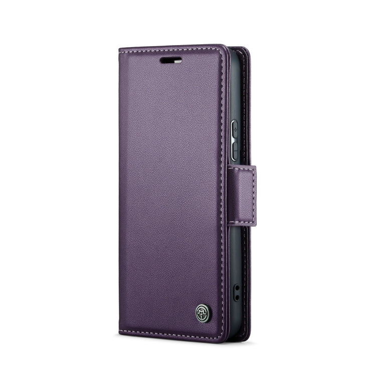 For Samsung Galaxy S22+ 5G CaseMe 023 Butterfly Buckle Litchi Texture RFID Anti-theft Leather Phone Case(Pearly Purple) - free shipping - PMC TechLife - Order now!