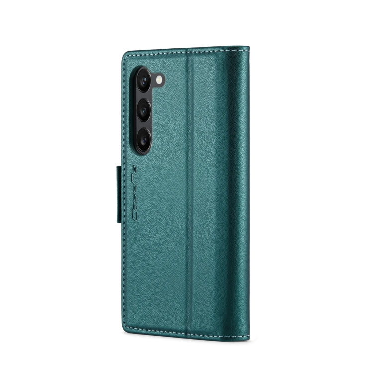 For Samsung Galaxy S23 5G CaseMe 023 Butterfly Buckle Litchi Texture RFID Anti-theft Leather Phone Case(Pearly Blue) - free shipping - PMC TechLife - Order now!