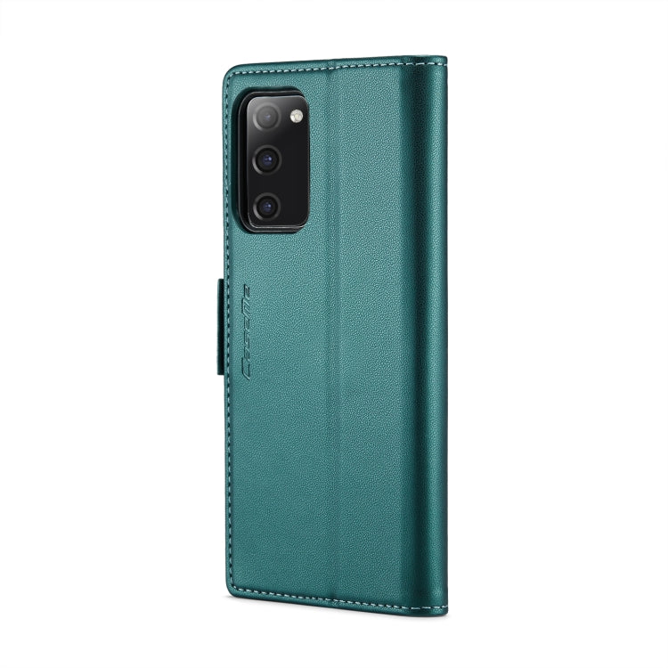 For Samsung Galaxy S20 FE CaseMe 023 Butterfly Buckle Litchi Texture RFID Anti-theft Leather Phone Case(Pearly Blue) - free shipping - PMC TechLife - Order now!