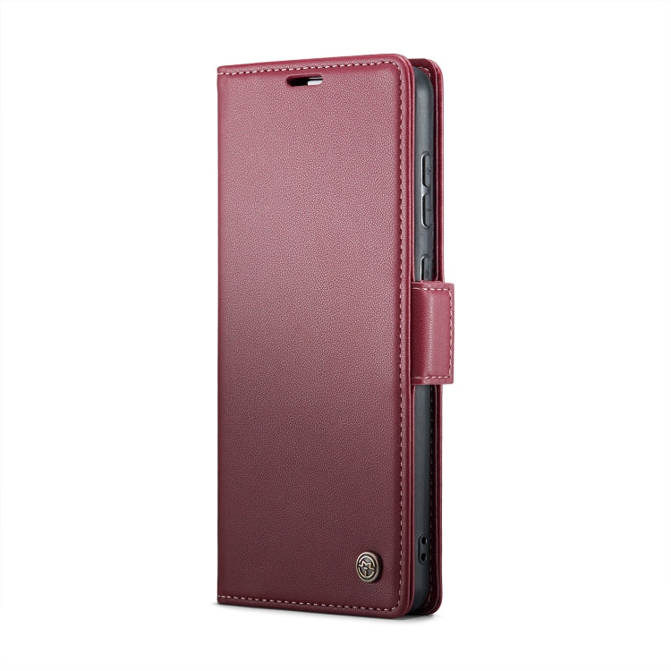 For Samsung Galaxy A20/A30/M10s CaseMe 023 Butterfly Buckle Litchi Texture RFID Anti-theft Leather Phone Case(Wine Red) - Galaxy Phone Cases by CaseMe | Online Shopping South Africa | PMC Jewellery | Buy Now Pay Later Mobicred