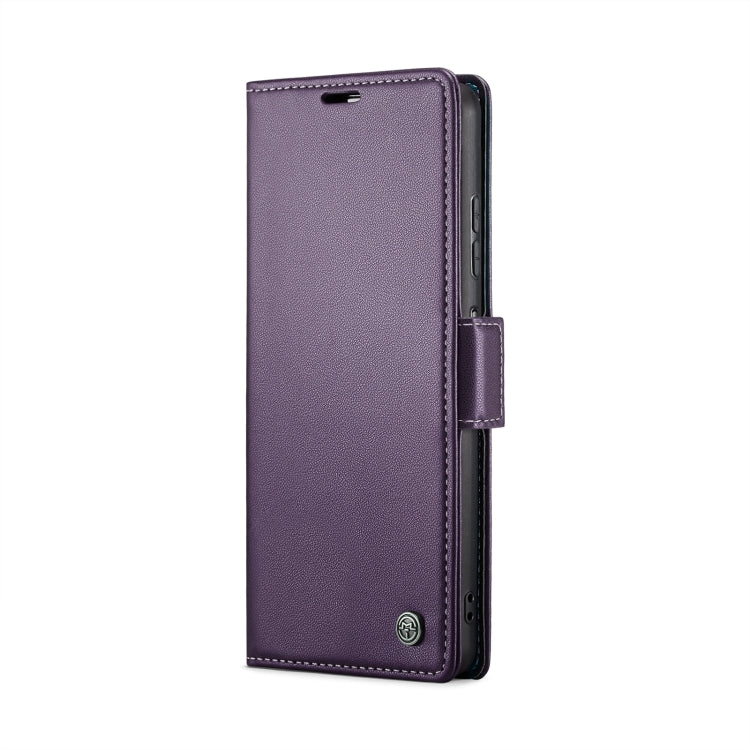 For Samsung Galaxy A05s CaseMe 023 Butterfly Buckle Litchi Texture RFID Anti-theft Leather Phone Case(Pearly Purple) - Galaxy Phone Cases by CaseMe | Online Shopping South Africa | PMC Jewellery | Buy Now Pay Later Mobicred