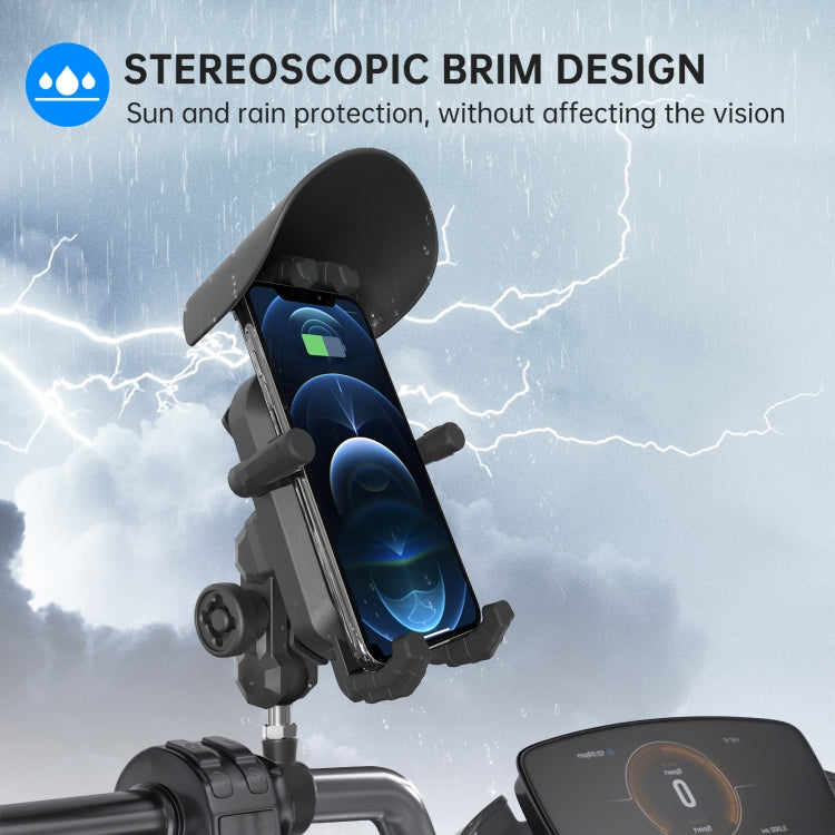 WUPP ZH-1848A1 Motorcycle Shock Absorption Riding Phone Navigation Holder, Style:M8 Ball Joint - free shipping - PMC TechLife - Order now!