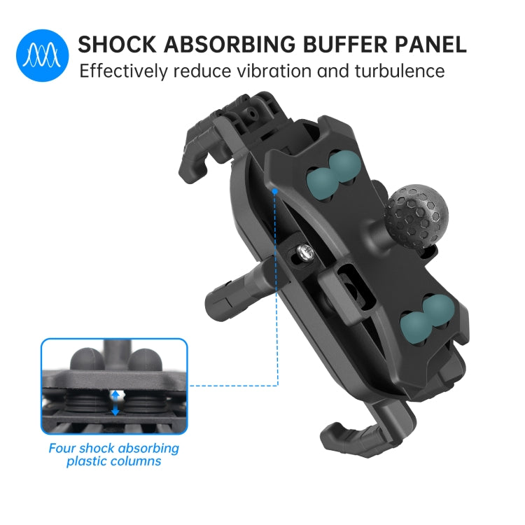 WUPP ZH-1848A1 Motorcycle Shock Absorption Riding Phone Navigation Holder, Style:M8 Ball Joint - free shipping - PMC TechLife - Order now!