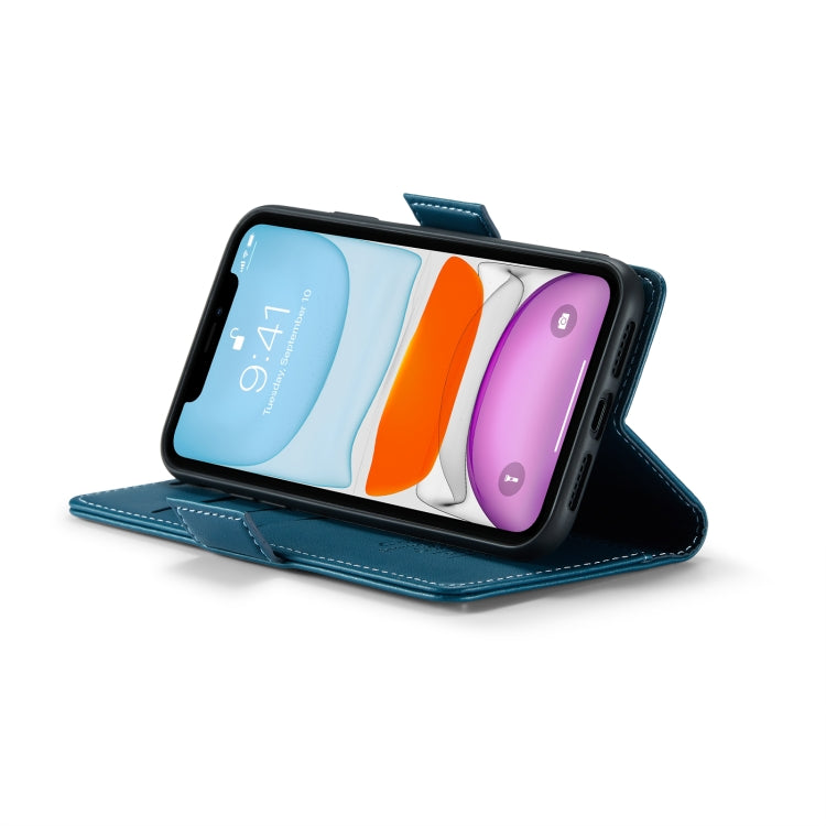 For iPhone 11 CaseMe 023 Butterfly Buckle Litchi Texture RFID Anti-theft Leather Phone Case(Blue) - iPhone 11 Cases by CaseMe | Online Shopping South Africa | PMC TechLife | Buy Now Pay Later Mobicred