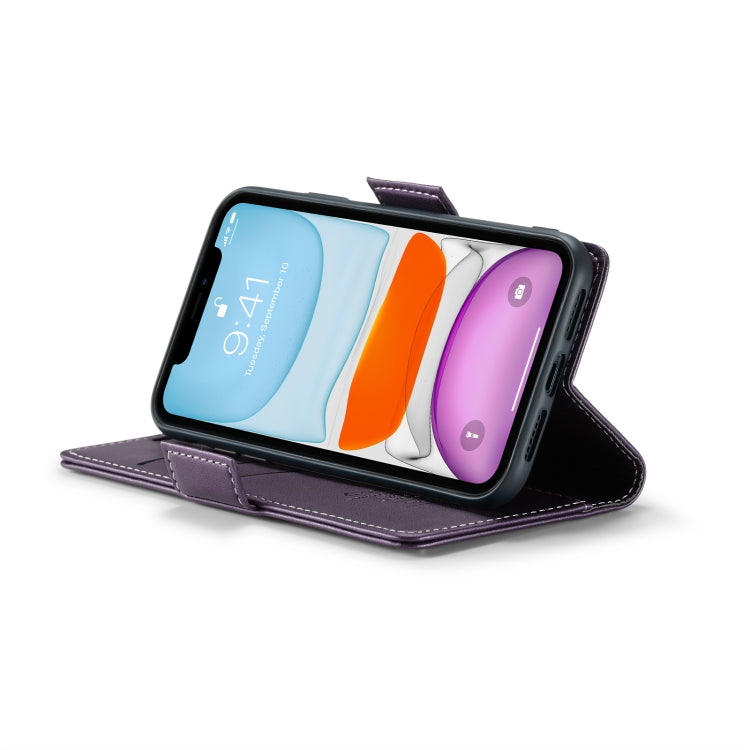 For iPhone 11 CaseMe 023 Butterfly Buckle Litchi Texture RFID Anti-theft Leather Phone Case(Pearly Purple) - iPhone 11 Cases by CaseMe | Online Shopping South Africa | PMC TechLife | Buy Now Pay Later Mobicred