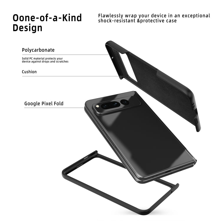For Google Pixel Fold Litchi Texture Integrated Phone Case with Card Bag(Green) - Google Cases by PMC TechLife | Online Shopping South Africa | PMC TechLife | Buy Now Pay Later Mobicred