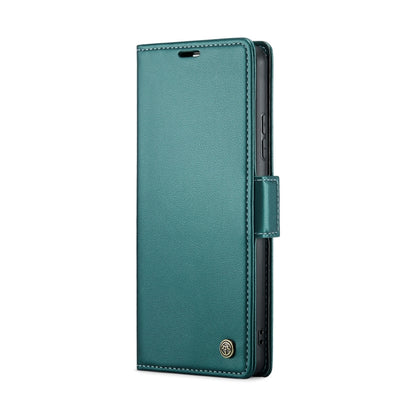 For Xiaomi 14 CaseMe 023 Butterfly Buckle Litchi Texture RFID Anti-theft Leather Phone Case(Pearly Blue) - 14 Cases by CaseMe | Online Shopping South Africa | PMC Jewellery | Buy Now Pay Later Mobicred