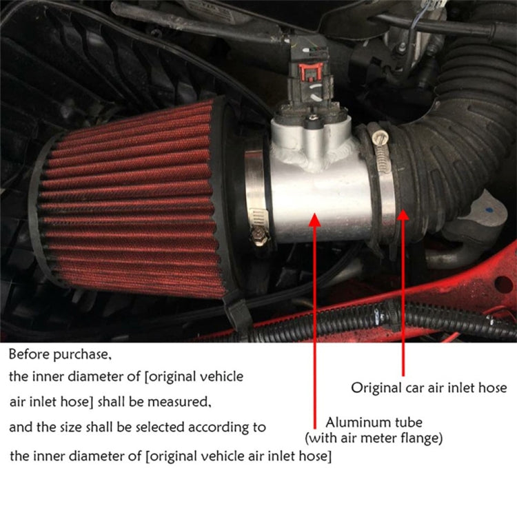 63mm XH-UN606 Car Modified Engine Air Flow Meter Flange Intake Sensor Base for Volkswagen / Nissan / Cadillac - Automobiles Sensors by PMC TechLife | Online Shopping South Africa | PMC TechLife | Buy Now Pay Later Mobicred