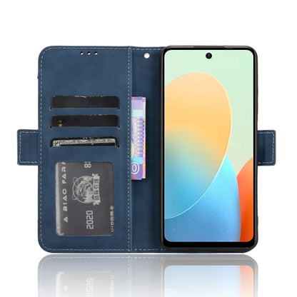 For Tecno Spark Go 2024 / Spark 20C Skin Feel Calf Texture Card Slots Leather Phone Case(Blue) - Tecno Cases by PMC Jewellery | Online Shopping South Africa | PMC Jewellery | Buy Now Pay Later Mobicred