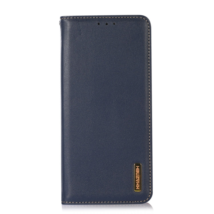 For Xiaomi 14 Pro KHAZNEH Nappa Top Layer Cowhide Leather Phone Case(Blue) - 14 Pro Cases by PMC Jewellery | Online Shopping South Africa | PMC Jewellery | Buy Now Pay Later Mobicred