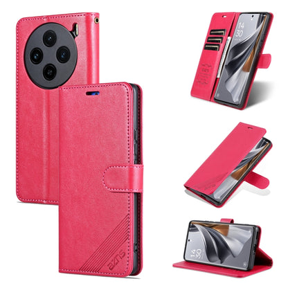 For vivo X100 5G AZNS Sheepskin Texture Flip Leather Phone Case(Red) - X100 Cases by AZNS | Online Shopping South Africa | PMC Jewellery | Buy Now Pay Later Mobicred