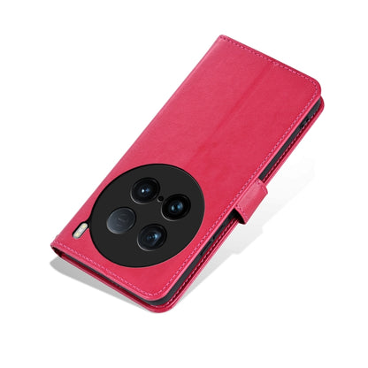 For vivo X100 Ultra AZNS Sheepskin Texture Flip Leather Phone Case(Red) - vivo Cases by AZNS | Online Shopping South Africa | PMC Jewellery | Buy Now Pay Later Mobicred