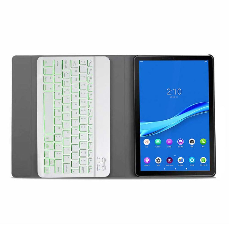DY-M10P For Lenovo Smart Tab M10 HPD Plus TB-X606F 10.3 inch 2 in 1 Removable Magnetic ABS Bluetooth Keyboard + Protective Leather Tablet Case with Stand & Sleep / Wake-up & Pen Holder(Rose Gold) - Lenovo Keyboard by PMC TechLife | Online Shopping South Africa | PMC TechLife
