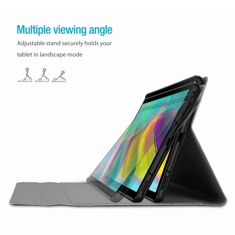 DY-M10P For Lenovo Smart Tab M10 HPD Plus TB-X606F 10.3 inch 2 in 1 Removable Magnetic ABS Bluetooth Keyboard + Protective Leather Tablet Case with Stand & Sleep / Wake-up & Pen Holder(Rose Gold) - Lenovo Keyboard by PMC TechLife | Online Shopping South Africa | PMC TechLife