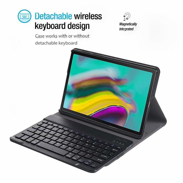 DY-M10P For Lenovo Smart Tab M10 HPD Plus TB-X606F 10.3 inch 2 in 1 Removable Magnetic ABS Bluetooth Keyboard + Protective Leather Tablet Case with Stand & Sleep / Wake-up & Pen Holder(Rose Gold) - Lenovo Keyboard by PMC TechLife | Online Shopping South Africa | PMC TechLife