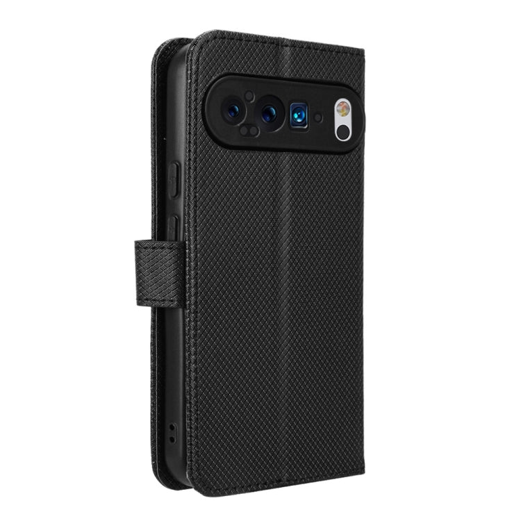 For Google Pixel 9 Pro Diamond Texture Leather Phone Case(Black) - Google Cases by PMC Jewellery | Online Shopping South Africa | PMC Jewellery | Buy Now Pay Later Mobicred