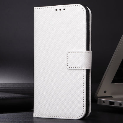 For Xiaomi Redmi K70 / K70 Pro Diamond Texture Leather Phone Case(White) - K70 Pro Cases by PMC Jewellery | Online Shopping South Africa | PMC Jewellery | Buy Now Pay Later Mobicred