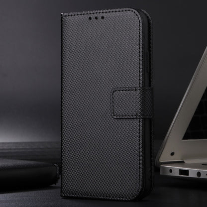 For Xiaomi Redmi K70 / K70 Pro Diamond Texture Leather Phone Case(Black) - K70 Pro Cases by PMC Jewellery | Online Shopping South Africa | PMC Jewellery | Buy Now Pay Later Mobicred