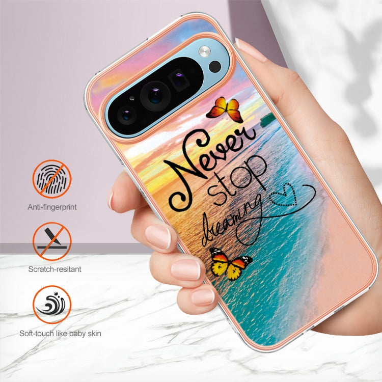 For Google Pixel 9 Pro XL Electroplating IMD TPU Phone Case(Dream Butterfly) - Google Cases by PMC Jewellery | Online Shopping South Africa | PMC Jewellery | Buy Now Pay Later Mobicred