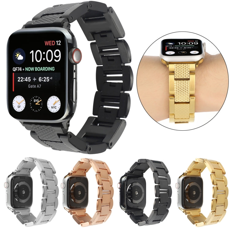 Plaid Metal Watch Band For Apple Watch Series 10 42mm(Silver) - free shipping - PMC TechLife - Order now!