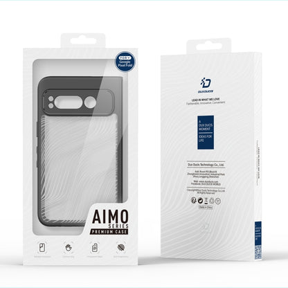 For Google Pixel Fold DUX DUCIS Aimo Series TPU + PC Frosted Feel Phone Case(Black) - Google Cases by DUX DUCIS | Online Shopping South Africa | PMC Jewellery | Buy Now Pay Later Mobicred